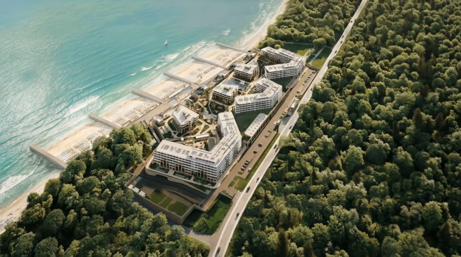 3D-рендер отеля